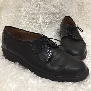 Solidus Hedda Comfort Black Leather Shoes Z88